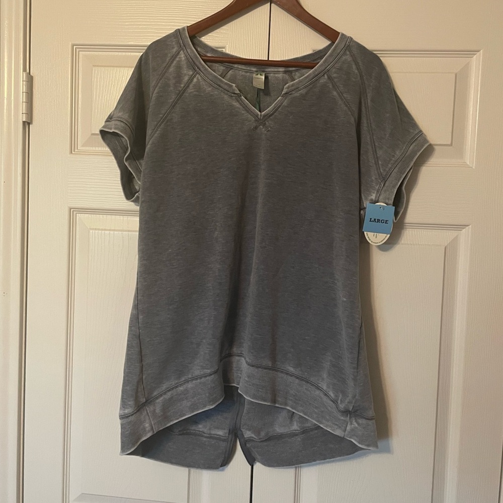 GreenTea Mineral Wash Pullover